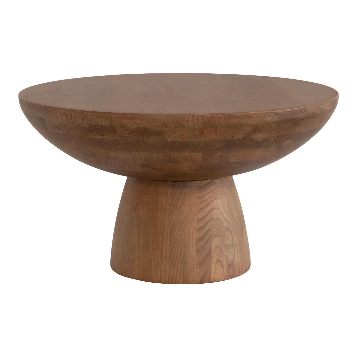 Coffee table ronde en bois de sunkai fait-mainMaison Bloom Concept