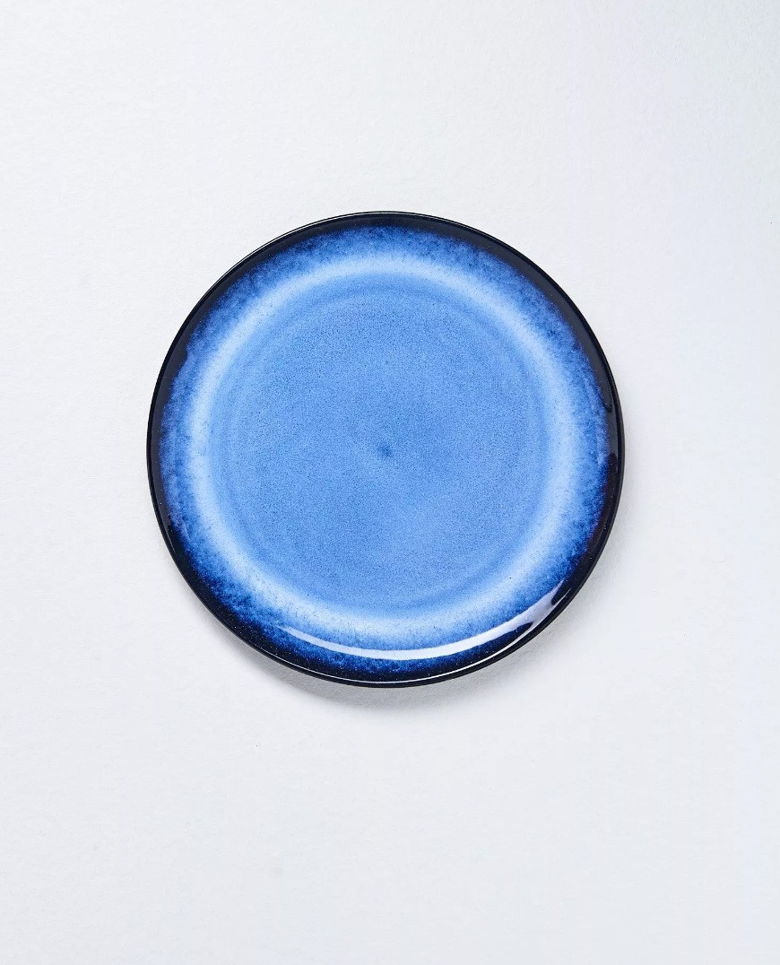 Ensemble vaisselle bleue fait-main - OIAMaison Bloom Concept