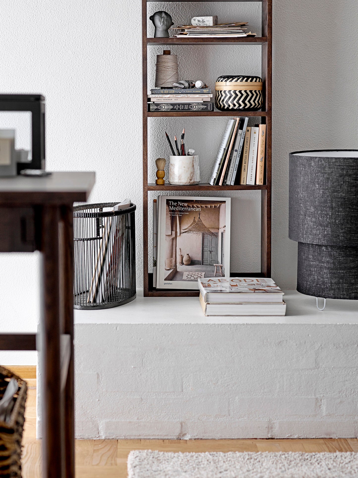 Bureau avec tiroir marron - WELLSMaison Bloom Concept