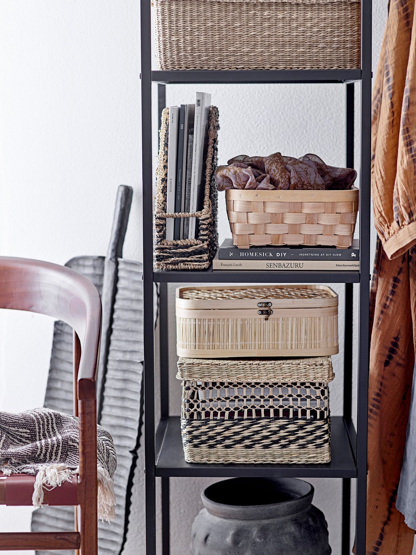 Boîte de rangement avec couvercle - bambou - JACHMaison Bloom Concept