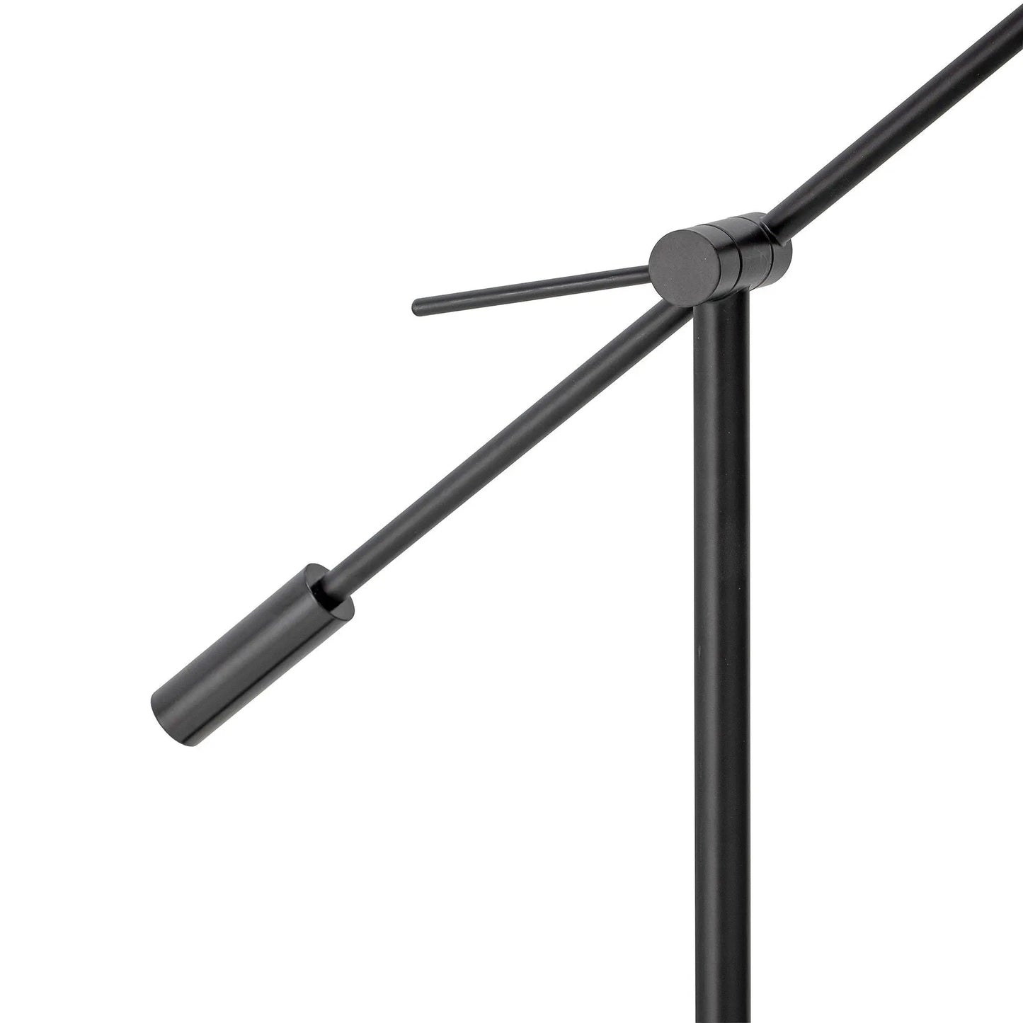 Lampadaire en marbre et lin noir. - LOUNGEMaison Bloom Concept