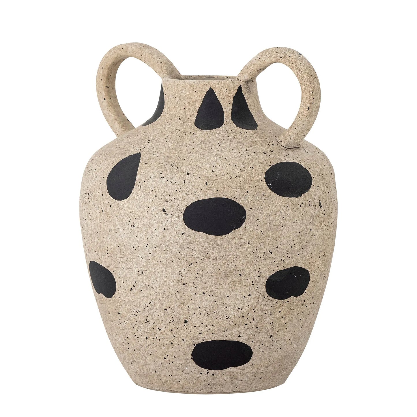 Vase à anses en grès beige - DALMAMaison Bloom Concept