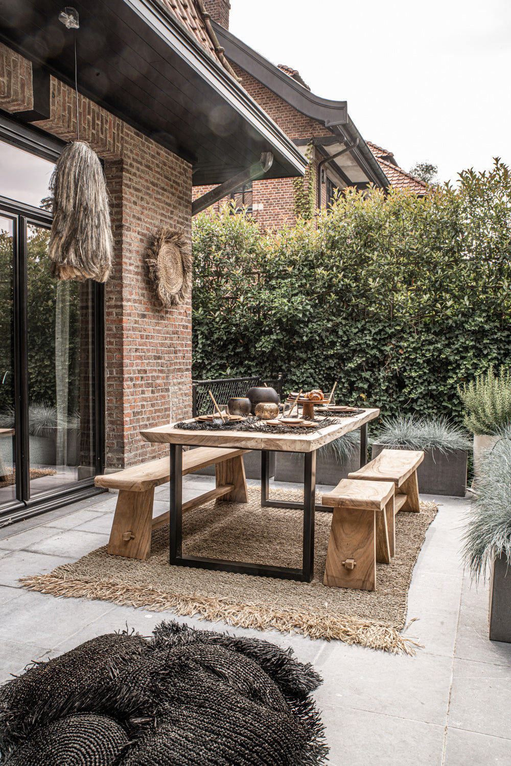 Banc en bois de suar - 120 cm - BALI