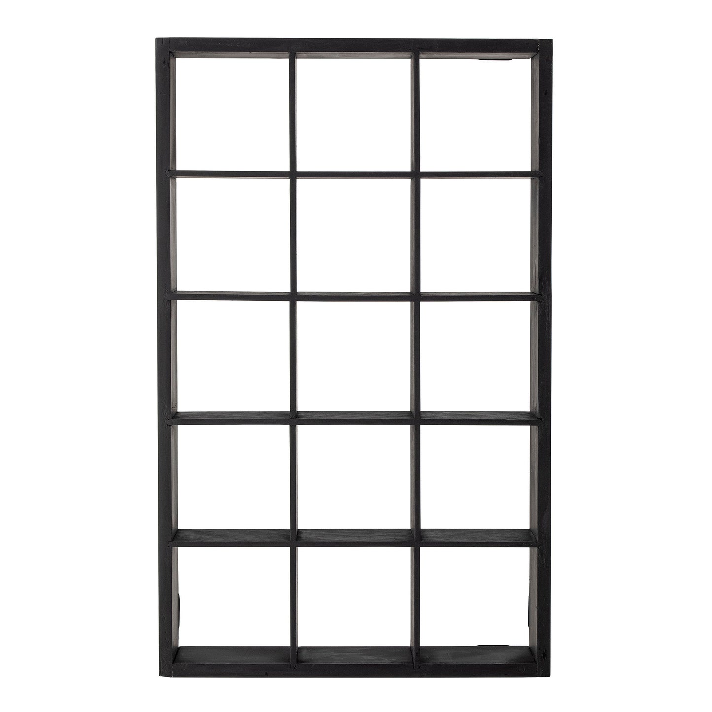 Etagère à cases noire pour tasses - OLINN