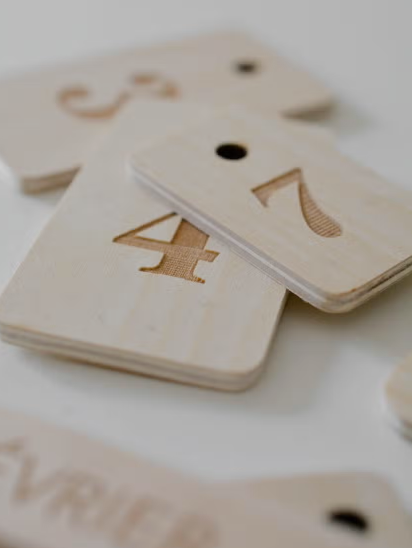 Tableau "mes petites routines" en bois