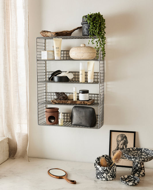 etagere murale chrome