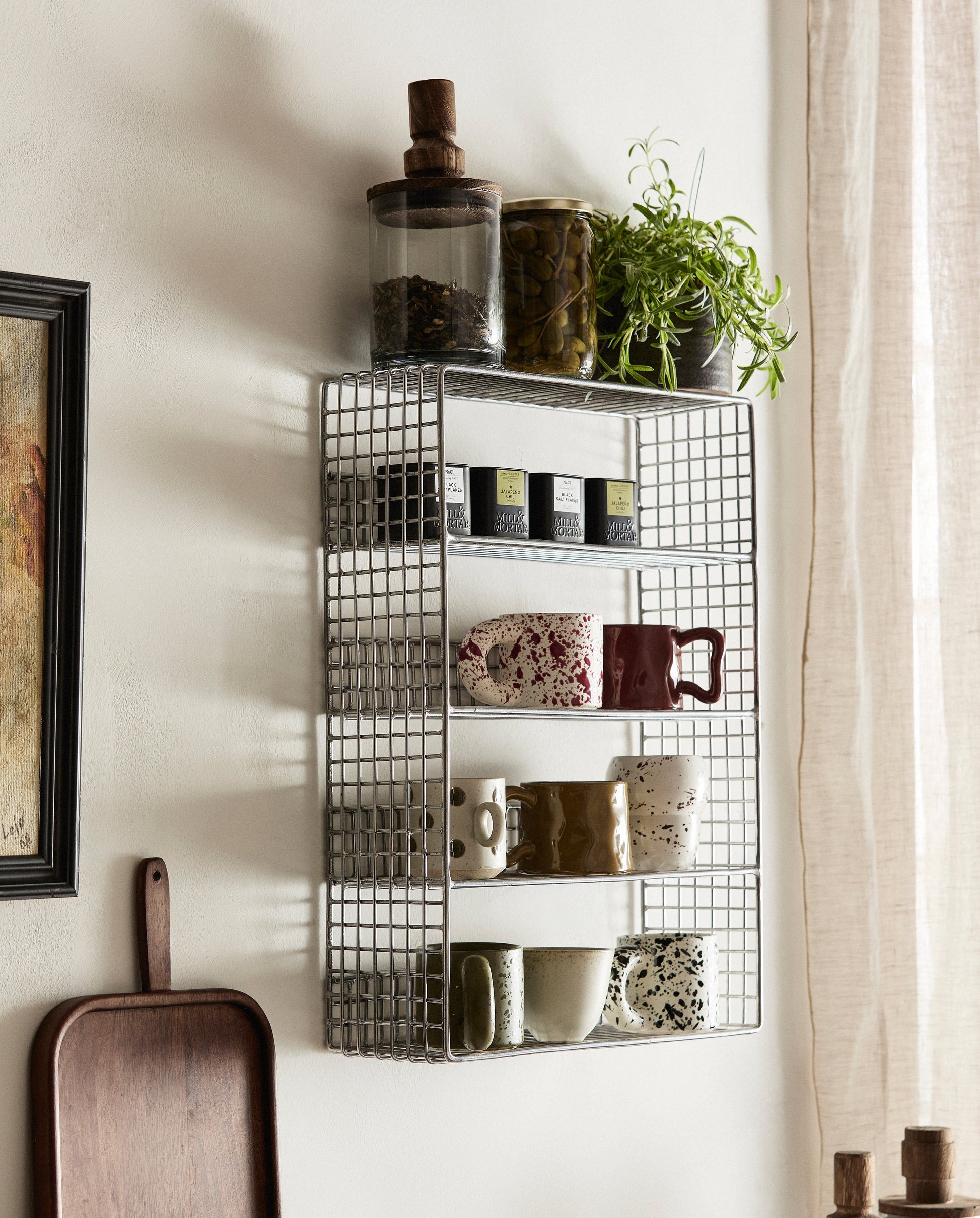 etagere chrome cuisine