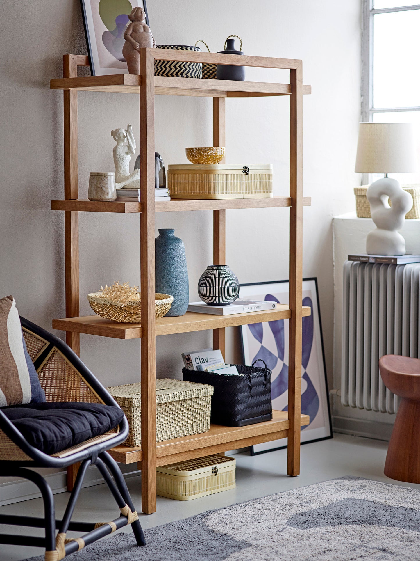 Boîte de rangement avec couvercle - bambou - JACHMaison Bloom Concept 