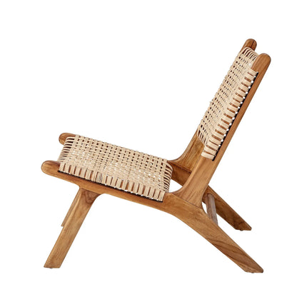 Bloomingville Keila Lounge Chair, Nature, TeakMaison Bloom Concept 