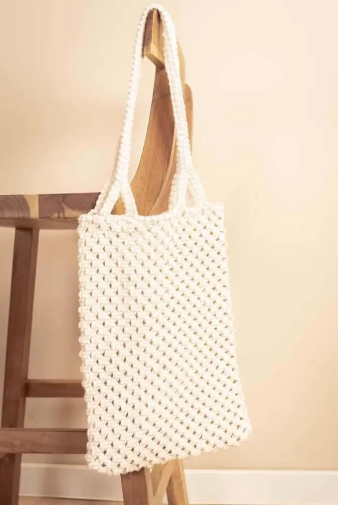 Sac à main en macramé - maison bloom concept