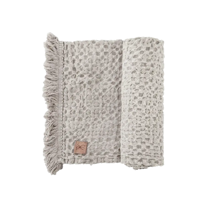 Serviette en lin gauffré - maison bloom concept