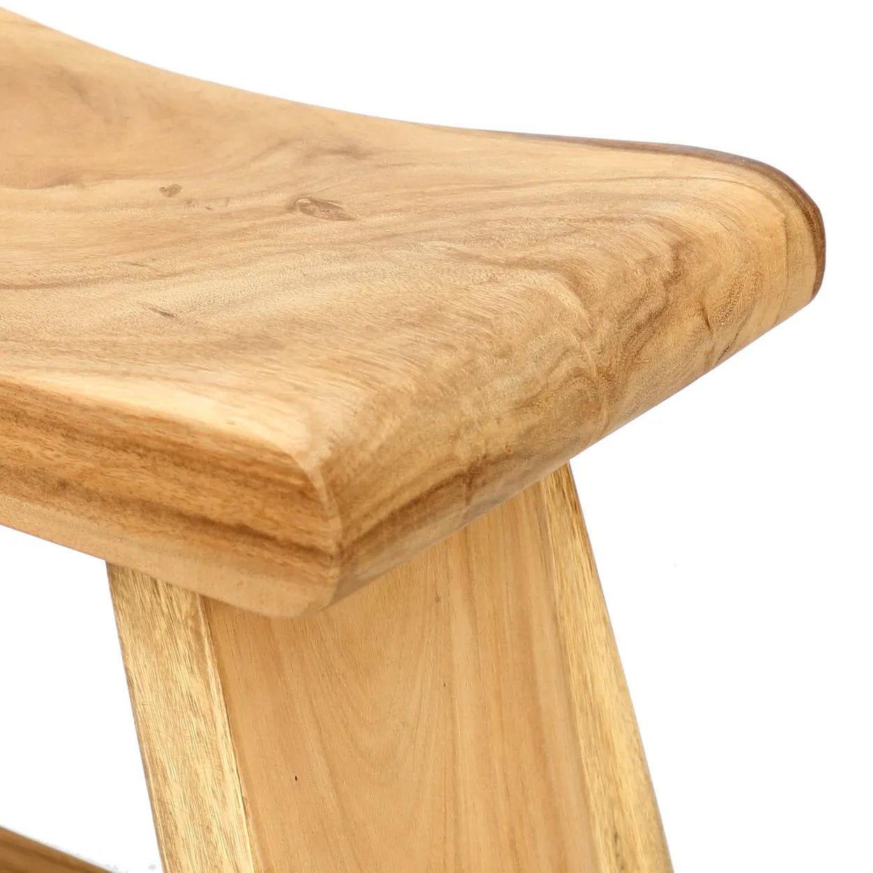 Tabouret en bois de suar - maison bloom concept