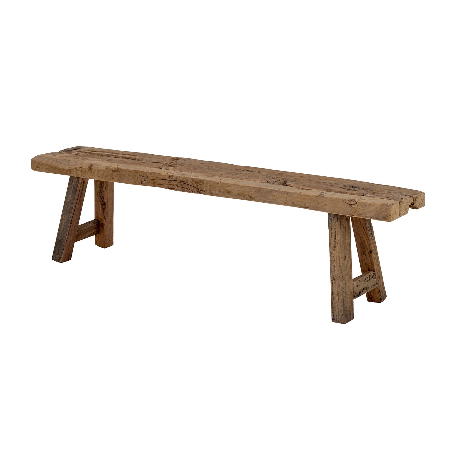 Banc wabi en bois recyclé - 165cm - maison bloom concept