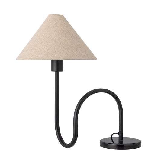 Lampe de table en Marbre noire - EMALINEMaison Bloom Concept 